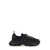 Dolce & Gabbana 'Airmaster' Black Low Top Sneakers With Logo Detail In Leather And Mixed Fabrics Man Black