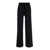 P.A.R.O.S.H. Black Relaxed Pants With Drawstring In Fabric Woman Black