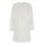 P.A.R.O.S.H. White Cut-Out Short Dress In Light Fabric Woman WHITE