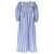 Ganni Ganni Stripe Smock Stitch Dress MULTICOLOR