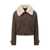 AMI Paris AMI Paris Shearling Jacket BROWN