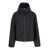 Jil Sander Black Down Jacket With Hood In Tech Fabric Woman Black