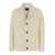 Tagliatore White Cardigan With Shawl Collar In Ribbed Wool Man WHITE