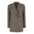 Tagliatore 'Jasmine' Brown Double-Breasted Jacket With Peak Revers In Wool Woman BROWN