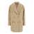 Tagliatore Double Breasted Short Coat Beige