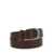 Brunello Cucinelli Brown Belt With Monile Detail In Hammered Leather Woman BROWN