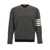 Thom Browne Thom Browne 4-Bar Sweater In Wool GREY