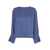 MOMONÌ 'Kenta' Blue Blouse With Wide Cuffs And Cut-Out On The Rear In Silk Woman BLUE