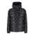 TATRAS 'Ruisun' Black Quilted Down Jacket With Detachable Hood In Tech Fabric Man Black