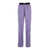 Tom Ford Violet Pants With Logo Lettering On The Waist In Silk Stretch Woman Purple