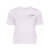 Palm Angels Palm Angels Classic Logo Fitted T-Shirt LILAC PLUM