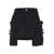 Rick Owens 'Stefan' Black Mini-Skirt With Patch Pockets In Wool Woman Black