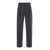 Semicouture Grey Pants With High Waist And Pences On The Front In Wool Stretch Woman GREY