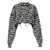 Vetements Vetements 'Vetements Paris Monogram' Cropped Sweater Multicolor