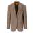 Max Mara Weekend MAX MARA WEEKEND VELETTA CAMEL SINGLE-BREASTED BLAZER Beige