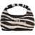 Marc Jacobs The Zebra Leather Mini Sack Bag BLACK/WHITE