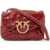 Pinko 'Love Baby Puff Bag In Eco ROSSO-ANTIQUE GOLD