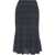 Ralph Lauren Pleated skirt with tartan pattern Blue