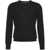 Kangra Long-sleeved wool sweater Black