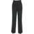 ALPHA TAURI High waist pants with wide leg 'Pecra' Black