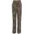 Elisabetta Franchi Pleated crepe pants with animal print Brown