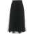 Twin-set Simona Barbieri Pleated tulle skirt Black