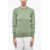 Jil Sander Crew Neck Pure Cashmere Sweater Green