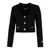 Versace Versace Bouclé Tweed Jacket Black