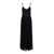 TWINSET Black Long Sleeveless Dress With V Neck In Viscose Woman Black