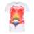 Alexander McQueen Alexander McQueen White Multicolour Cotton T-Shirt SOLARISED FLOWER