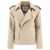 Burberry Burberry Short Canvas Trench Coat Beige