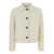 Harris Wharf London LONDON White Jacket With Classic Collar And Contrasting Buttons In Wool Woman WHITE