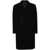 Tagliatore Tagliatore Cherry Single-Breasted Wool Coat Black