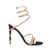 Rene Caovilla René Caovilla Black And Gold-Tone Suede Margot Sandals Black