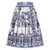 Dolce & Gabbana Dolce & Gabbana Maiolica Print Skirt CLEAR BLUE