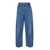 FRAME 'Low Slung Barrel' Blue Jeans With Tapered Leg In Denim Woman BLUE