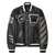 Off-White Off-White Moon Leather Varsity Jacket Black