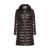 Herno Herno Long Padded Puffer Coat With Faux Fur BROWN