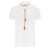 Elisabetta Franchi ELISABETTA FRANCHI WHITE T-SHIRT WITH NECKLACE White