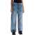 Ganni Baggy Jeans With Iz MID BLUE VINTAGE