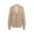 OLIVER LATTUGHI Knit cardigan in alpaca blend Beige