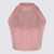 Balmain Balmain Pink Viscose Top SAUMON/ARGENT