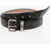 Alexander McQueen Leather Belt With All-Over Skulls 30Mm Black