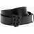 Burberry Solid Color Leather Belt 35Mm Black