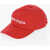 Palm Angels Cotton Twill Cap With Logo Red