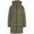 Pinko Quilted down coat Green