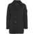 Stone Island Short padded trench coat ‘David-TC’ Black