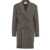 Paolo Pecora Jersey wool coat Brown