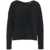 Semicouture Sweater in lame yarn 'Emerentienne' Black