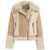 Hiso Biker jacket in shearling 'Soul' Beige